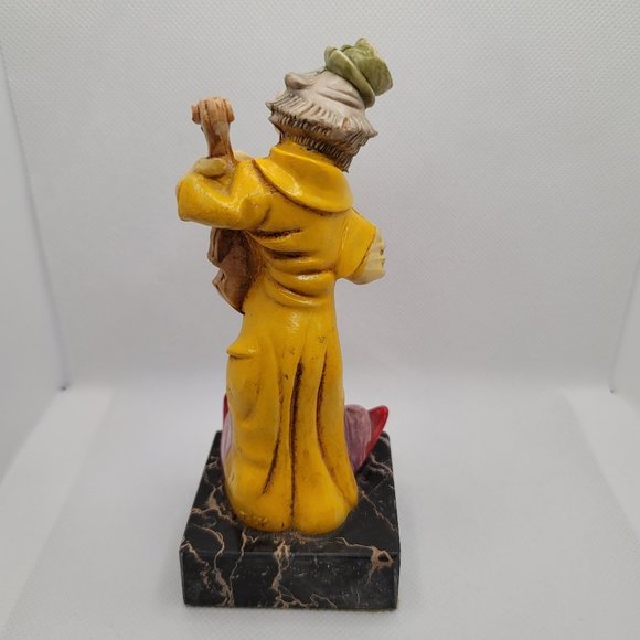 Simonelli Resin Clown Figurine With Fiddle - Picture 3 of 9